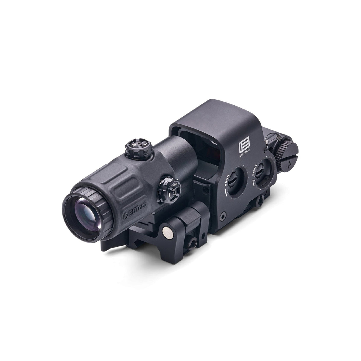 EOTech HHS II holographic hybrid sight system finished in matte black for AR-pattern rifles