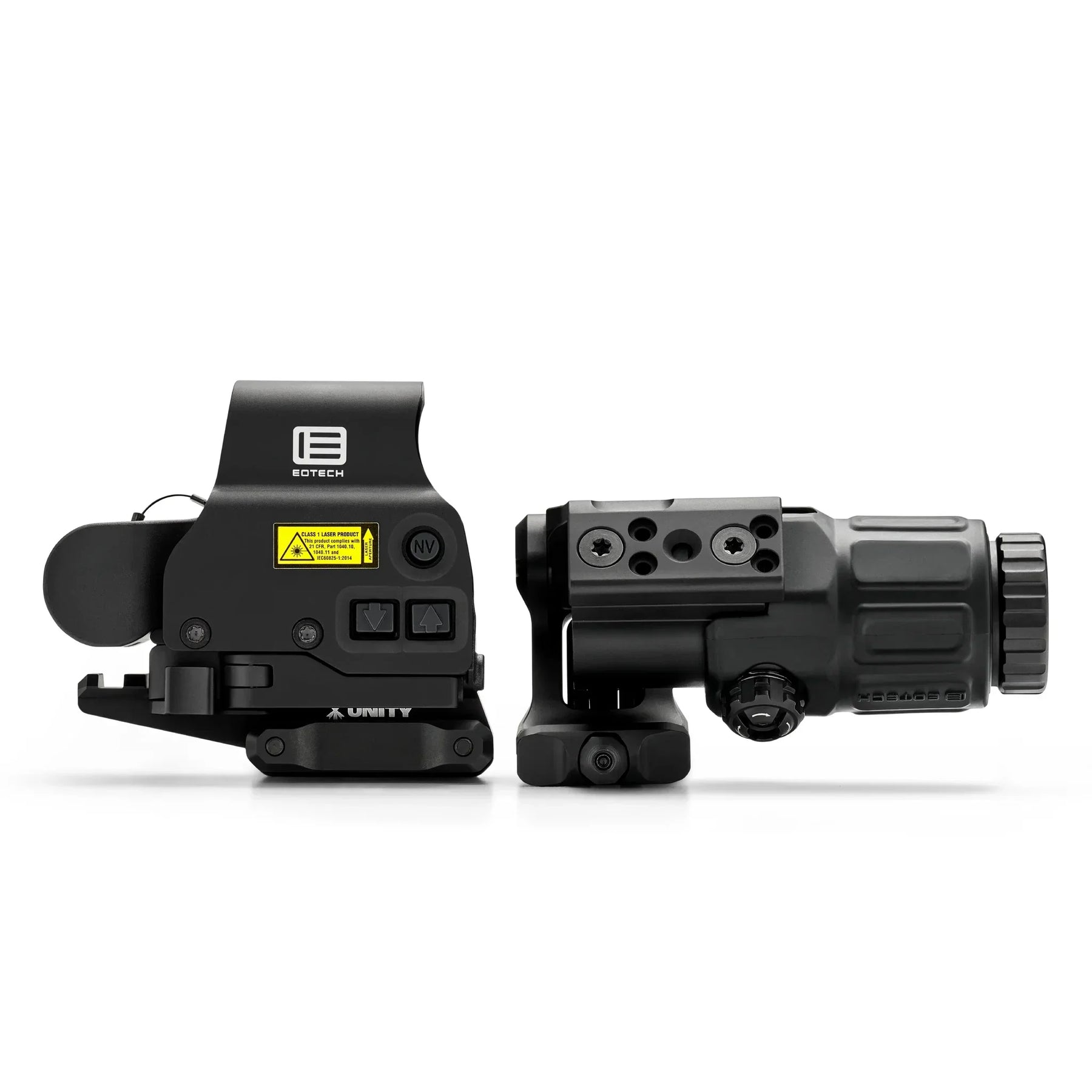 EOTech HHS UNITY I in black pairing an EXPS3-0 holographic sight with a G33 3x magnifier