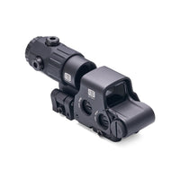 EOTech HHS V showing the 68 MOA ring reticle with its four 1 MOA aiming dots in red