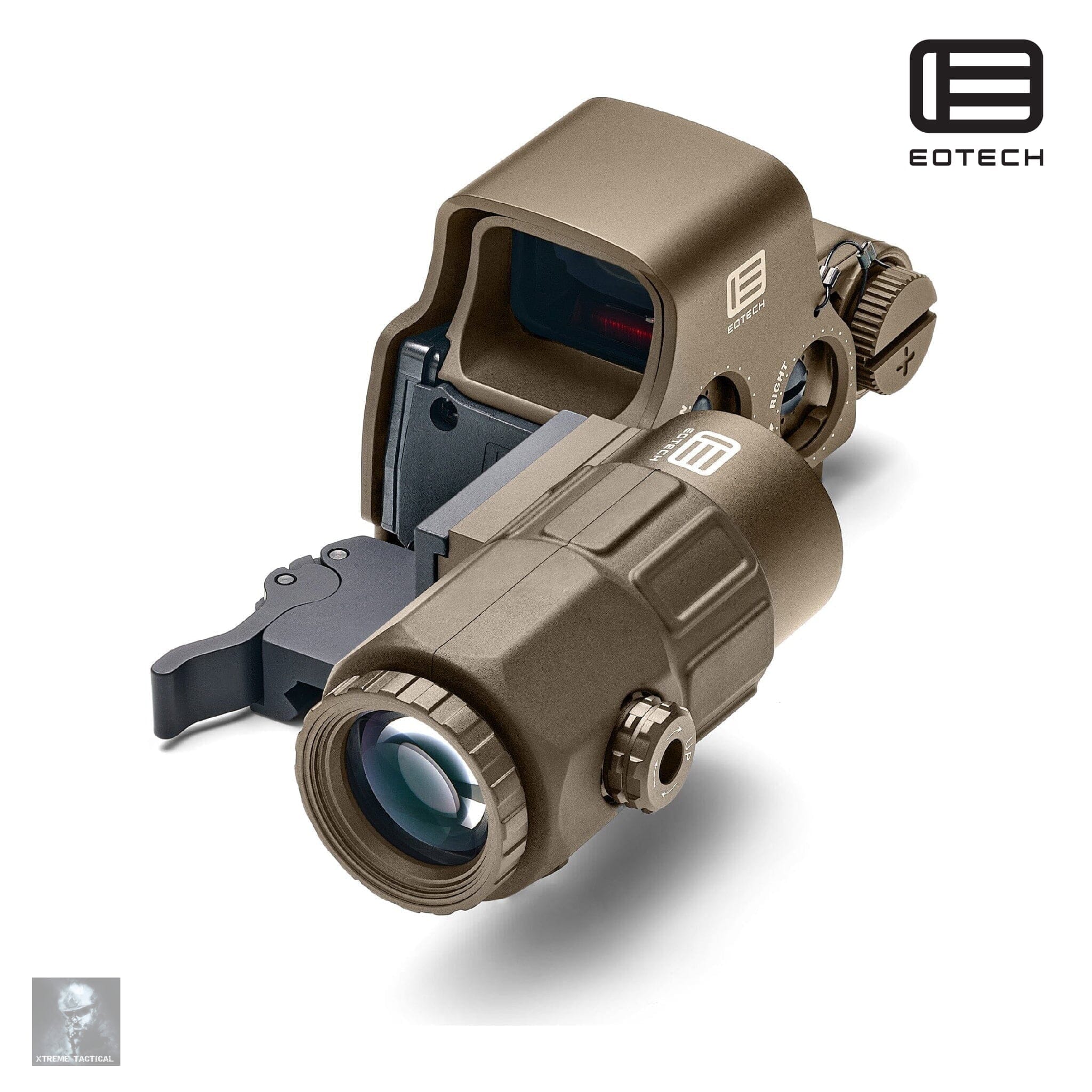 EOTech HHS VIII Hybrid Sight EXPS3-0TAN with G33.STSTAN Magnifier Holographic Weapon Sight EOTech 