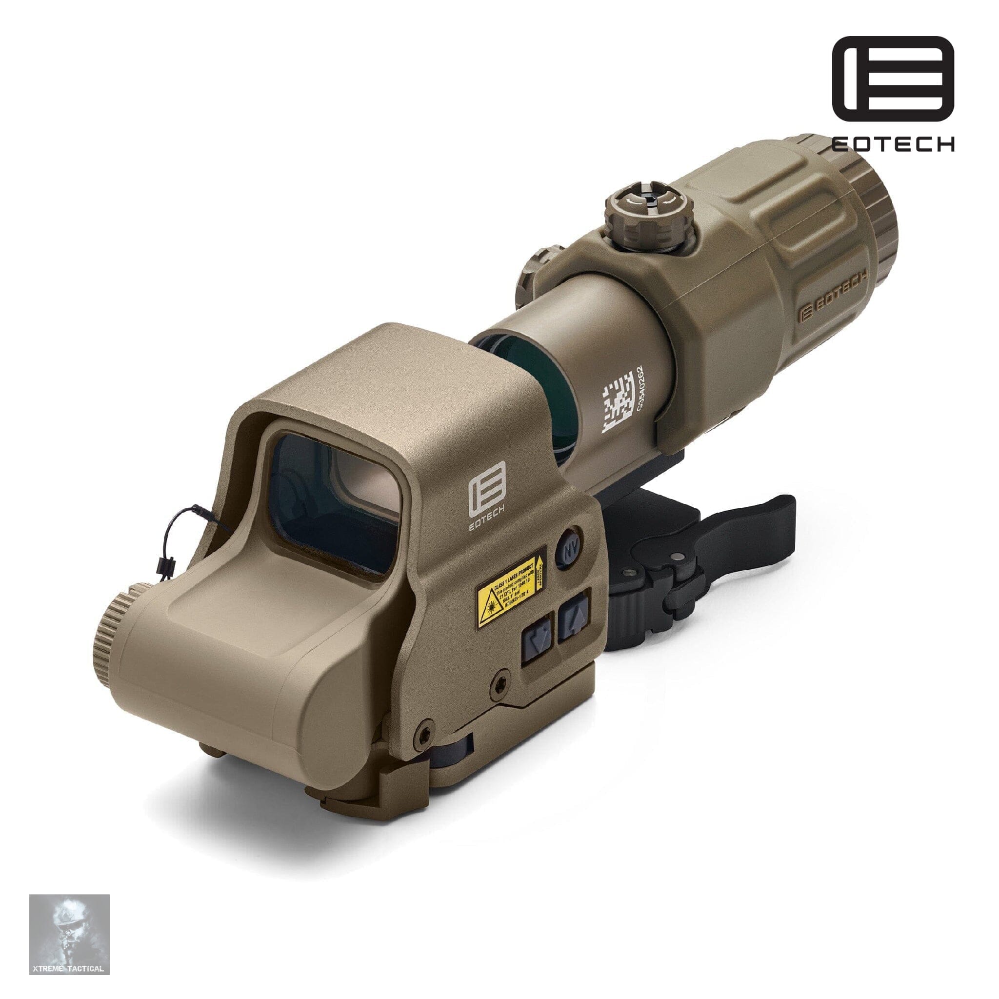 EOTech HHS VIII Hybrid Sight EXPS3-0TAN with G33.STSTAN Magnifier Holographic Weapon Sight EOTech 
