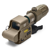 EOTech HHS VIII in Coyote Tan with the EXPS3-0 holographic sight and G33 magnifier as a matched pair