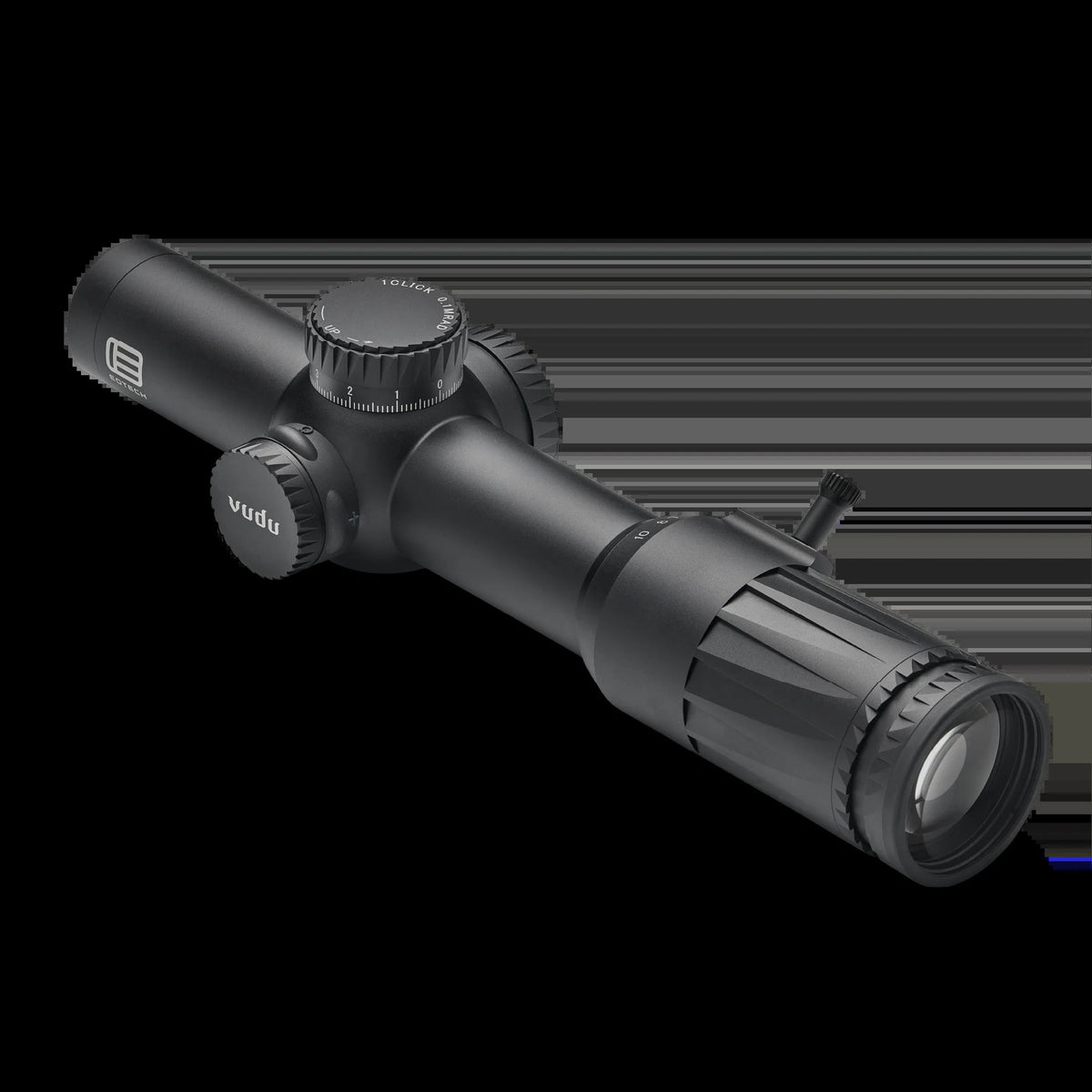 EOTech Vudu 1-10x28 SR5 in black with daylight-bright illumination run from a CR2032 cell