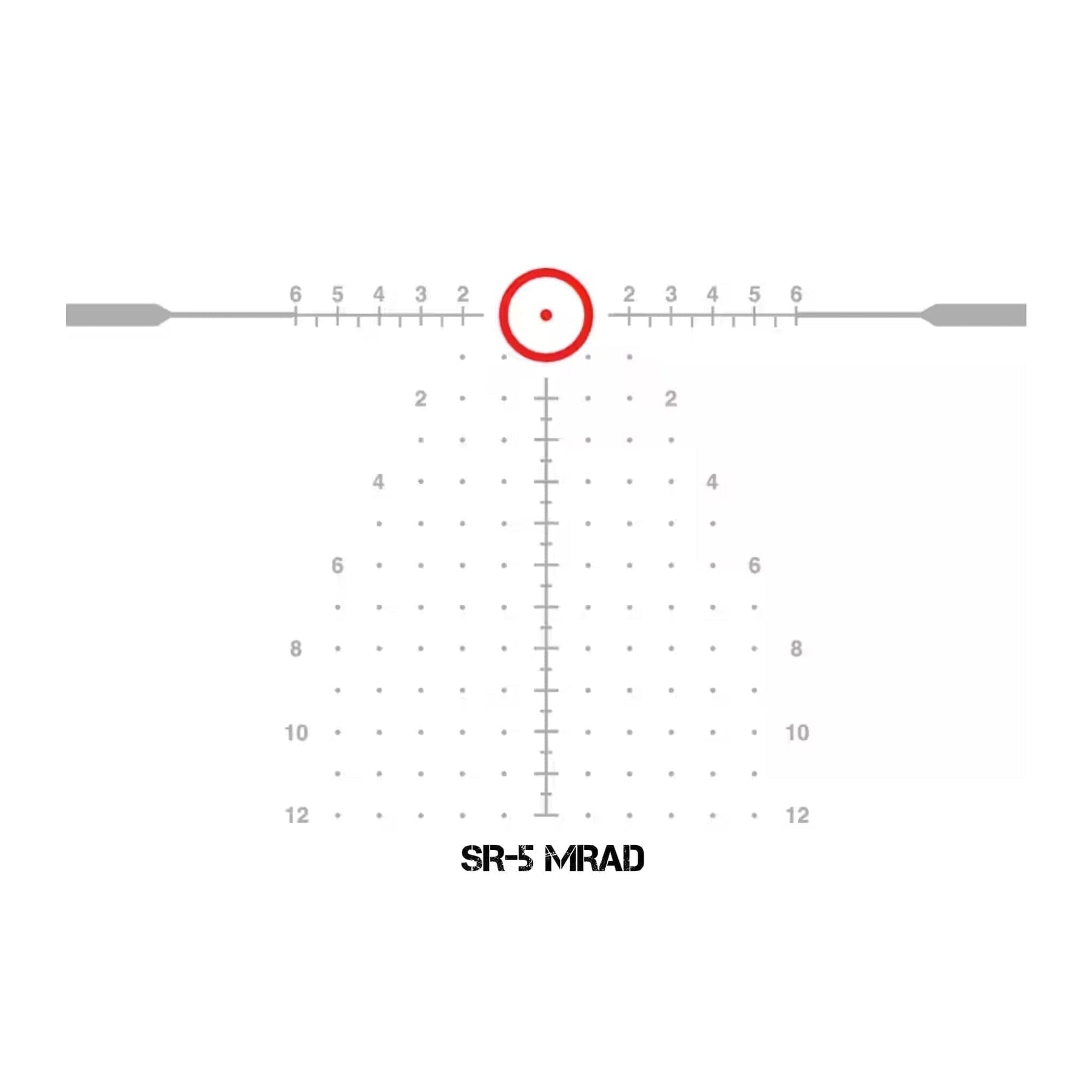 Vudu 1-10x28 SR5 MRAD scope in black, 10.63 in long and 21.3 oz, made in Japan