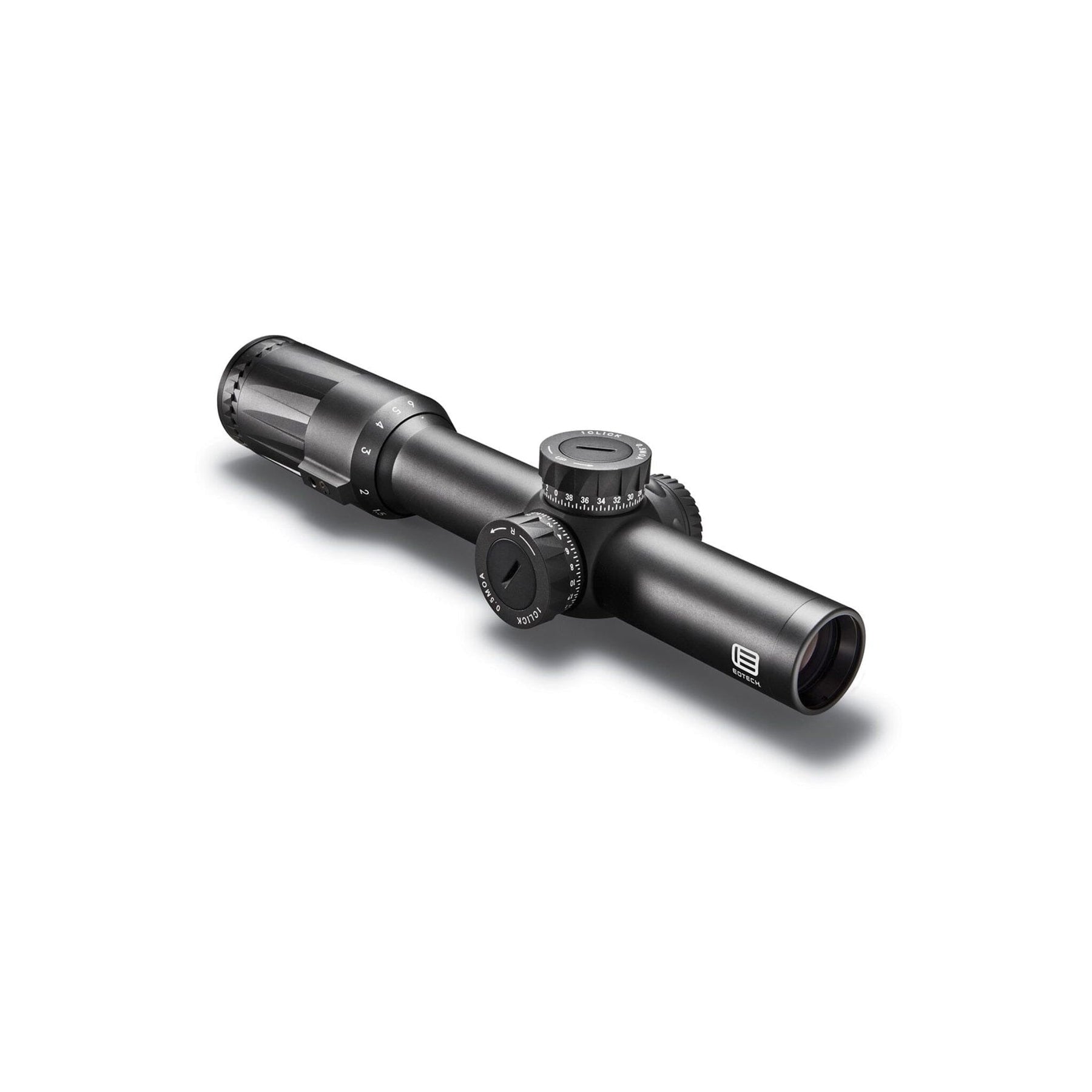 EOTech Vudu 1-6x24 SR1 MRAD rifle scope built around XC high-density glass on a 30mm tube