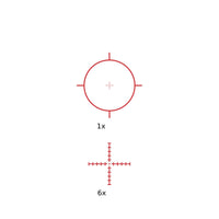 EOTech Vudu 1-6x24 SR1 MRAD rifle scope with a fast-focus eyepiece and its 24 mm objective
