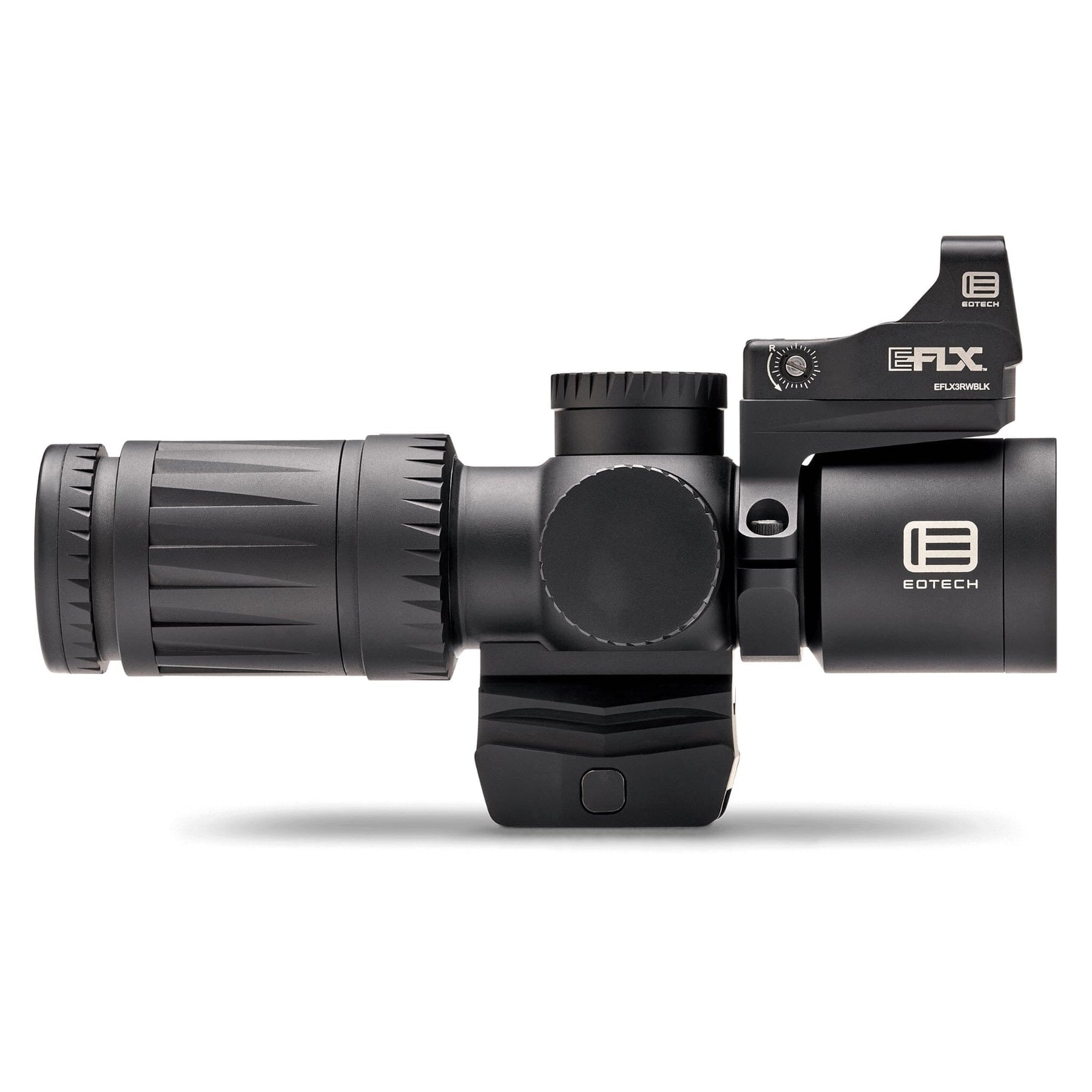 EOTech Vudu 3-9x32 scope with its knurled magnification ring marked from 3x through 9x