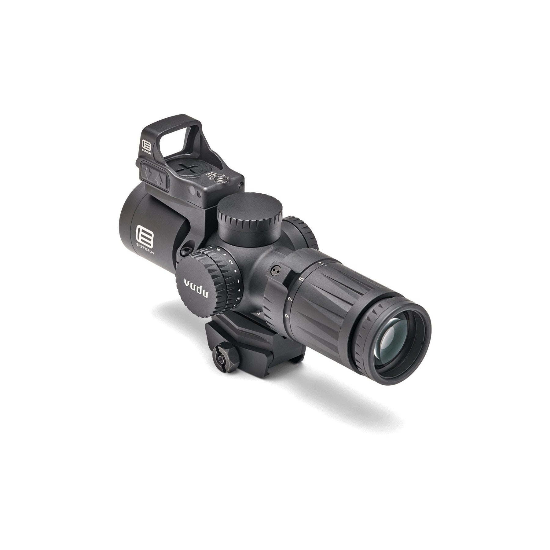 EOTech Vudu 3-9x32 MD6 package with the EFLX mini red dot included for close-range work