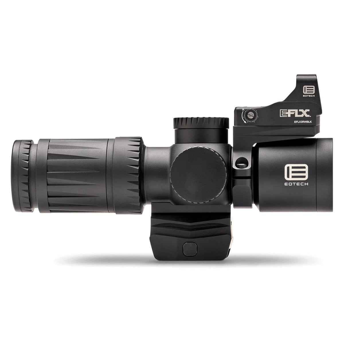 EOTech Vudu 3-9x32 MD6 package with the EFLX red dot running from a CR2032 cell