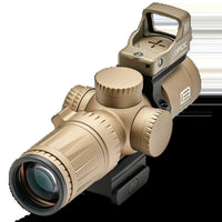 EOTech VDU3-9PKG1TAN package with the EFLX 3 MOA red dot fitted on its offset mount