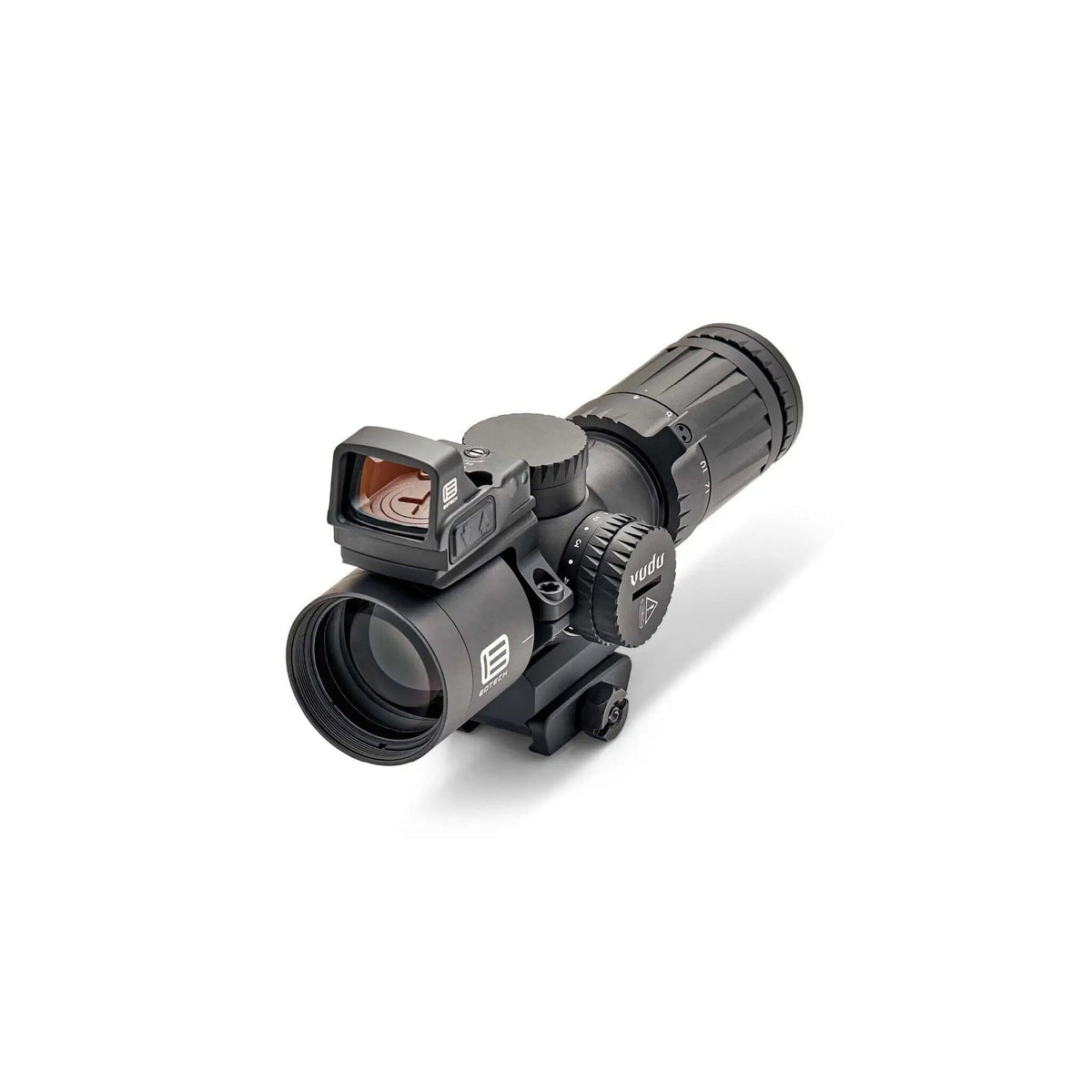 EOTech Vudu 4-12x36 with the illuminated MD5 MRAD reticle in the first focal plane