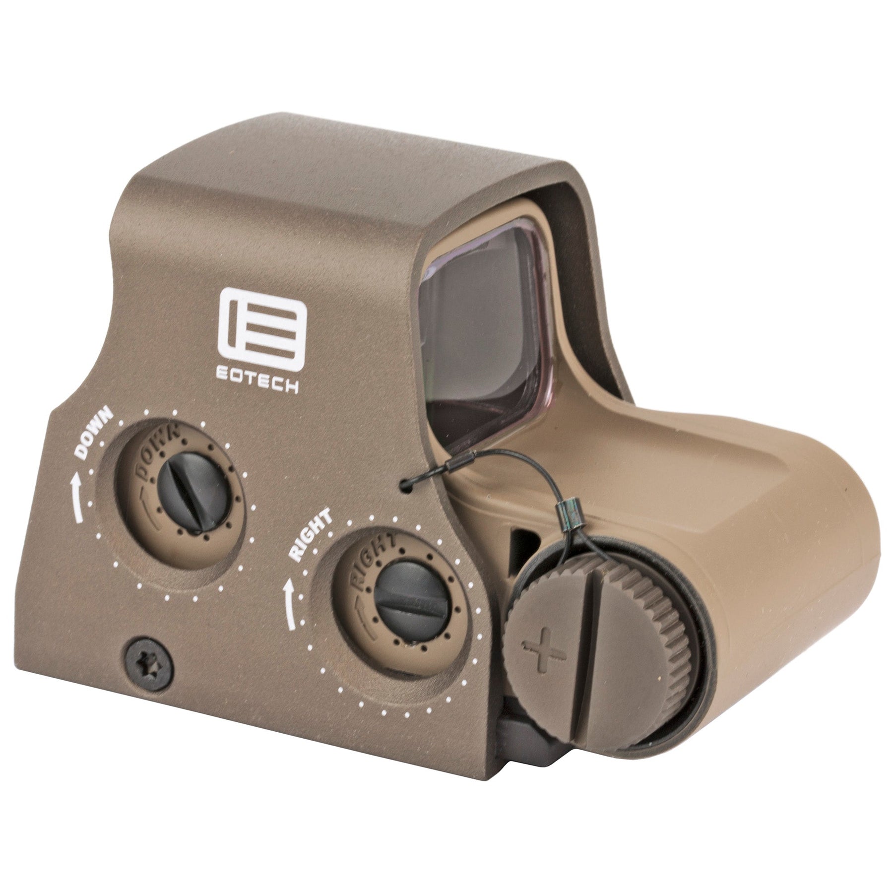 EOTech XPS2-2TAN weighing 9.0 oz and running 20 daylight brightness settings from a single CR123 cell