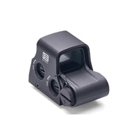 EOTech XPS3-0 in black showing the transverse CR123 battery housing that keeps the body short