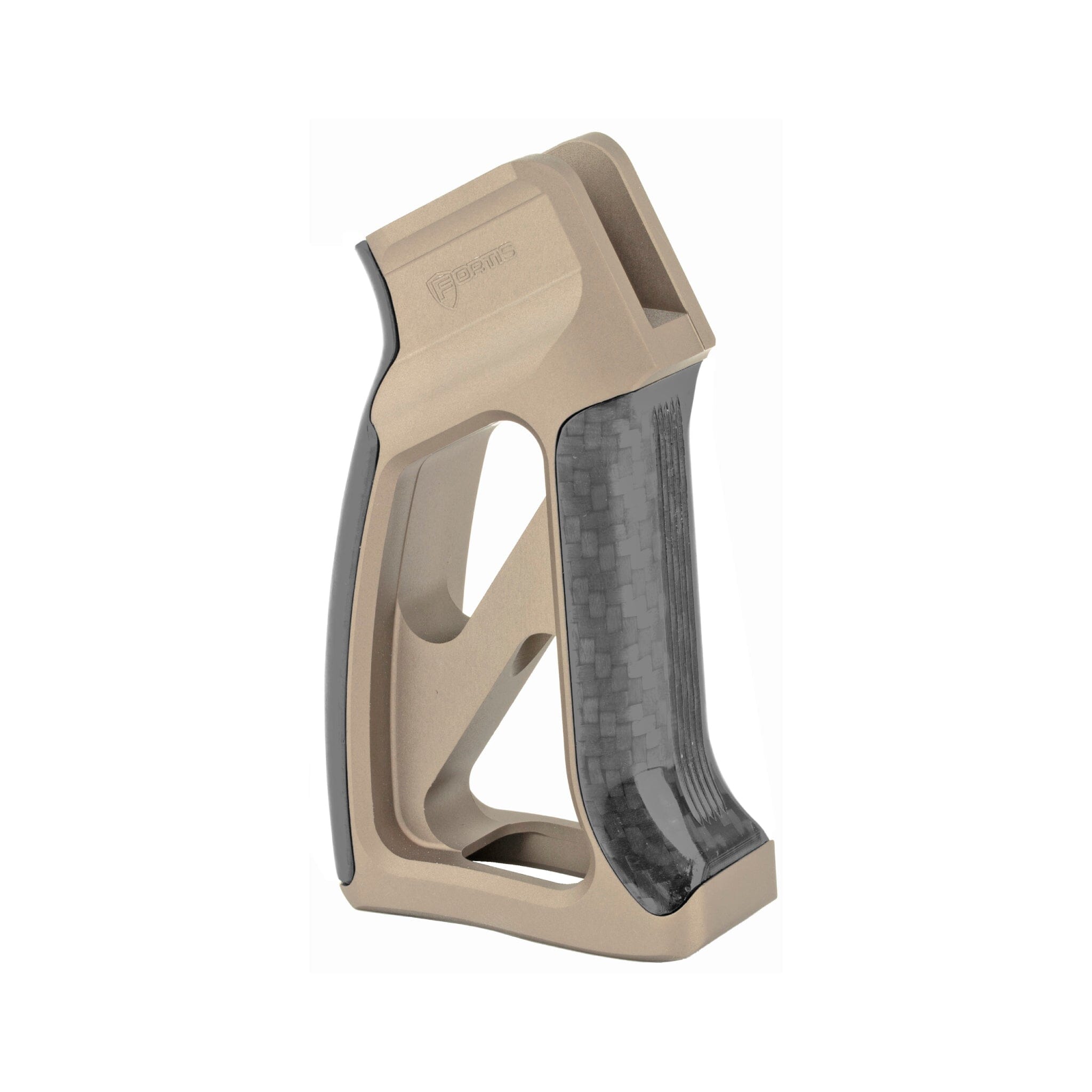 Fortis Torque Pistol Grip - Carbon Fiber Accents - Flat Dark Earth AR-15 Gun Grip Fortis Manufacturing, Inc 