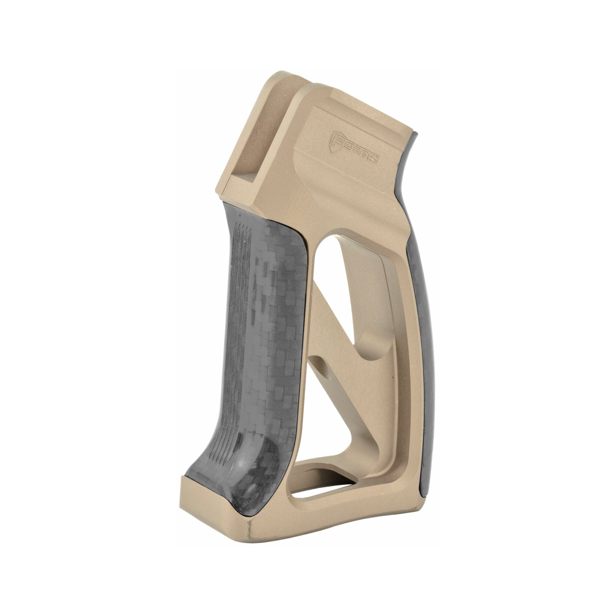 Fortis Torque Pistol Grip - Carbon Fiber Accents - Flat Dark Earth AR-15 Gun Grip Fortis Manufacturing, Inc 