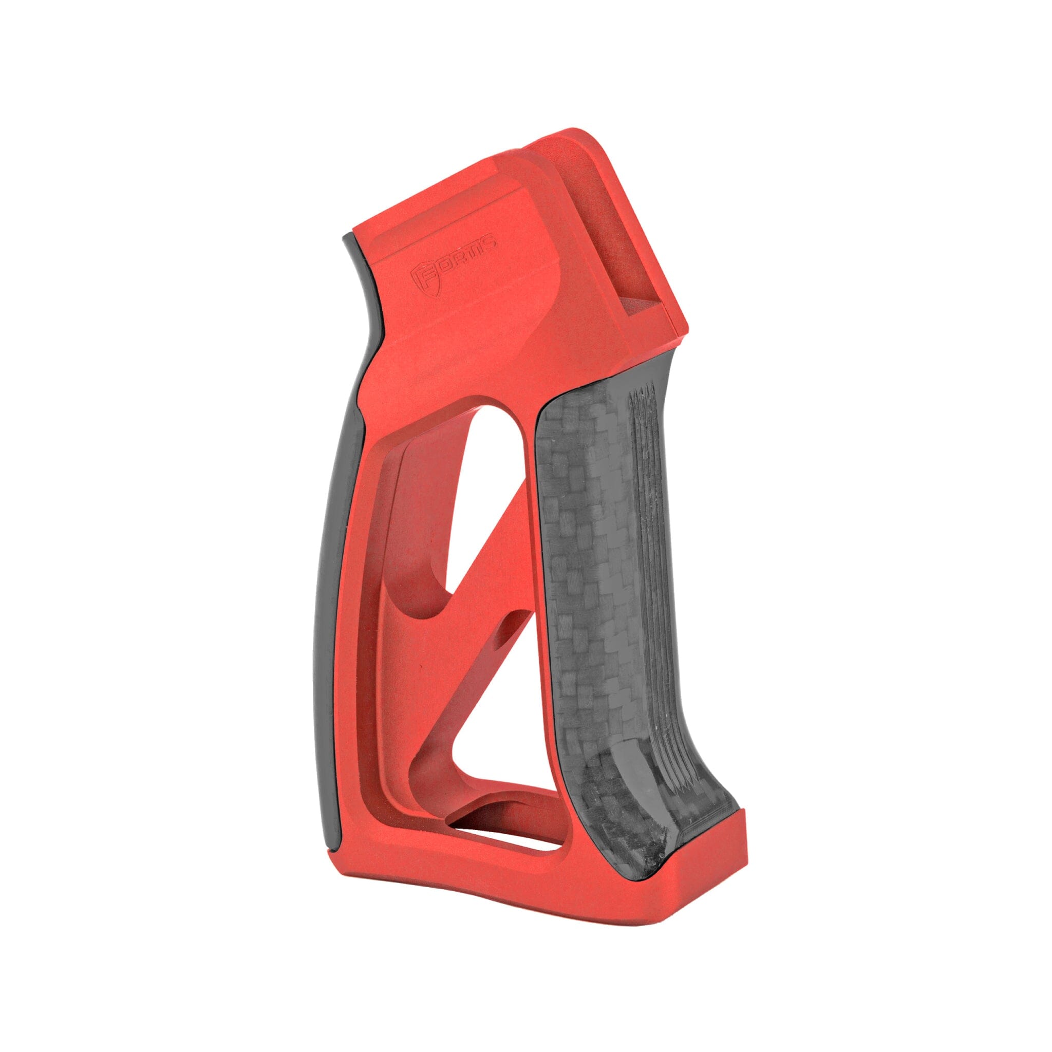 Fortis Torque Pistol Grip - Carbon Fiber Accents - Red AR-15 Gun Grip Fortis Manufacturing, Inc 