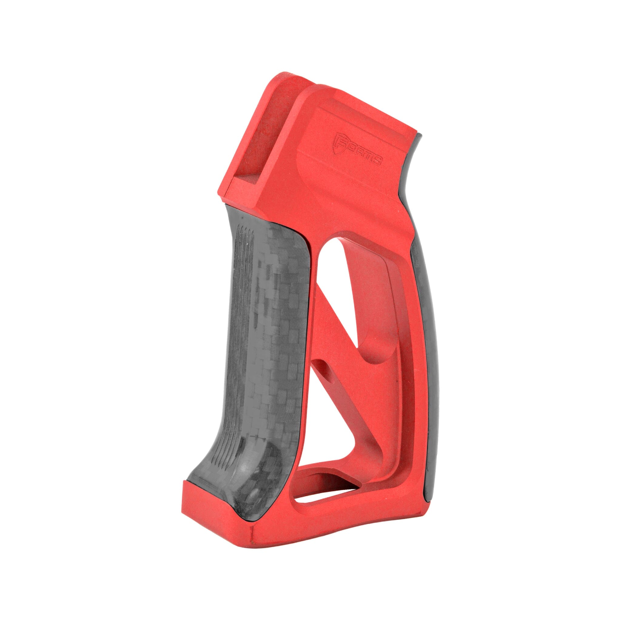 Fortis Torque Pistol Grip - Carbon Fiber Accents - Red AR-15 Gun Grip Fortis Manufacturing, Inc 
