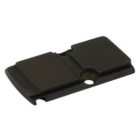 Holosun 509PLT-507C adapter plate in a hard-anodised matte black aluminium finish