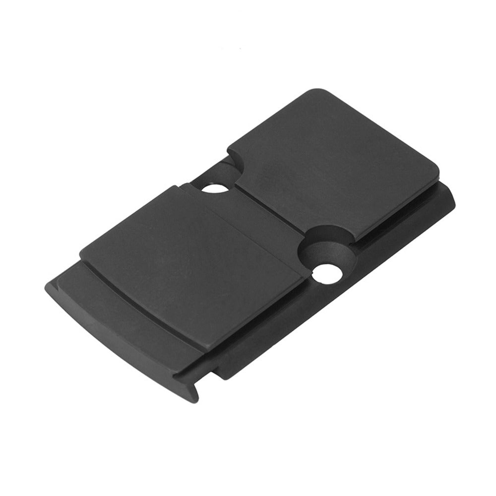 Holosun 509PLT-507C plate shown along its length with the screw positions for the slide