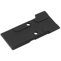 Holosun 509PLT-CZP10 mounting plate in hard-anodised black CNC-machined aluminium