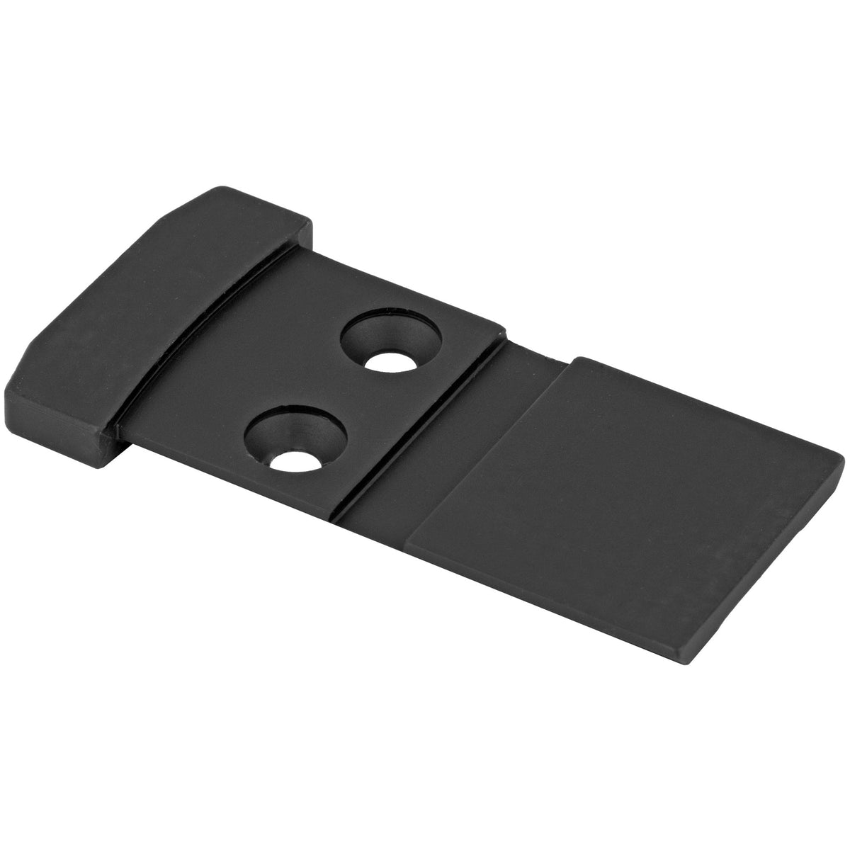 509PLT-MOS9MM mounting plate in hard anodised aluminium, cut for the Glock MOS pocket