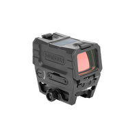 Holosun AEMS EVO green dot sight showing the Solar Failsafe panel on top of the housing