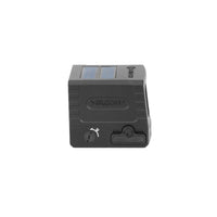 Holosun AEMS Macro red dot sight with a fully enclosed emitter sealed against rain and grit