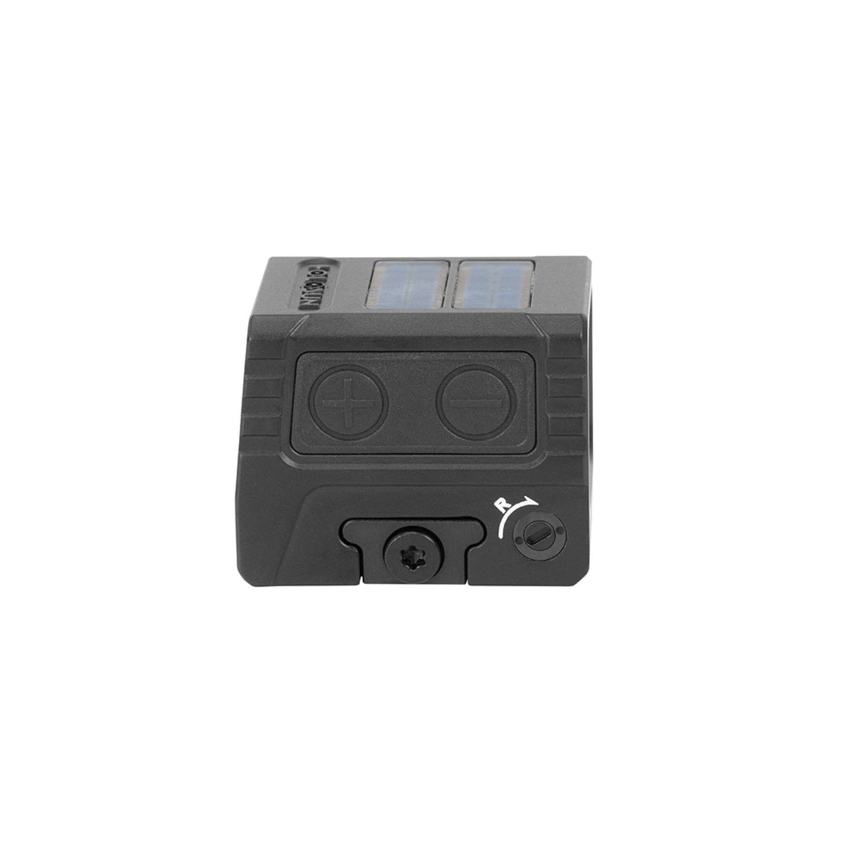 Holosun AEMS Micro green dot sight with a fully enclosed emitter sealed against rain and grit