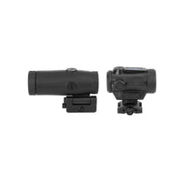 ARO EVO SPR sight showing the Special Purpose Reticle with its 65 MOA circle and holdover dots