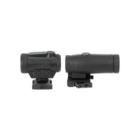 Holosun HM3X 3x magnifier from the ARO EVO SPR kit on its flip-to-side quick-detach mount
