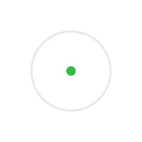 Holosun EPS Carry 2 MOA green dot rated at up to 50,000 hours from one CR1620 cell