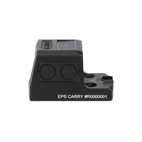 Holosun EPS Carry sized for a slim-slide pistol, with its low deck height on the K footprint