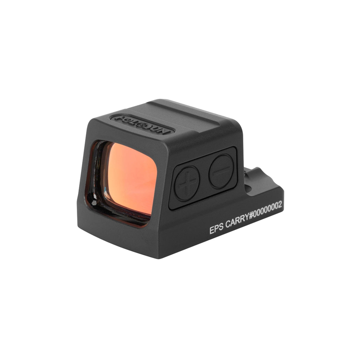 Holosun EPS Carry red dot sight with its precise 2 MOA red aiming dot