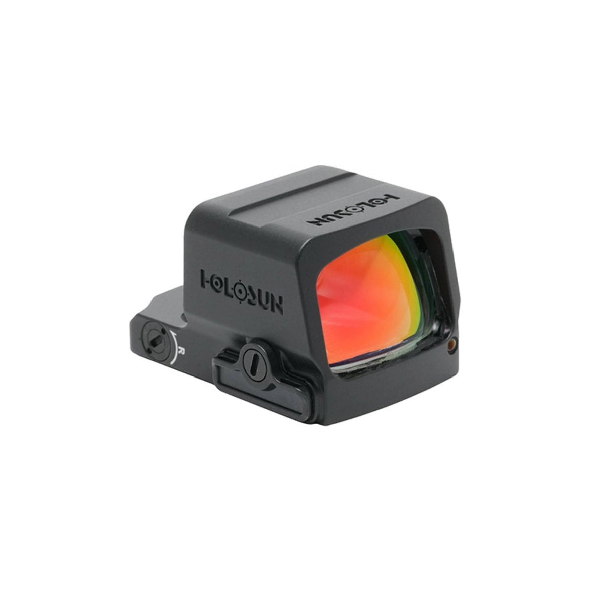 Holosun EPS CORE enclosed red dot sight showing its fixed 3 MOA aiming dot