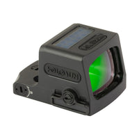 Holosun EPS gold dot sight with a fully enclosed emitter sealed against rain, dust and lint