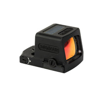 EPS-GR-MRS enclosed green dot sight showing the sealed emitter behind its aspheric lens