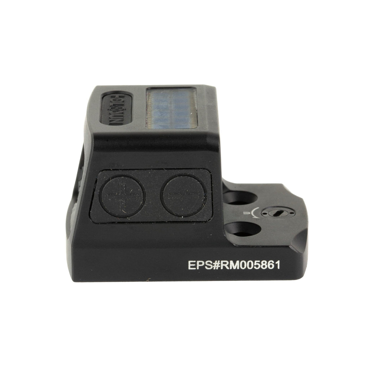 Holosun EPS multi-reticle red dot sight in its 7075-T6 aluminium housing in matte black