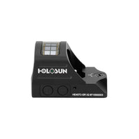 Holosun HE407C X2 green dot sight with an open emitter on the RMR footprint for direct slide mounting