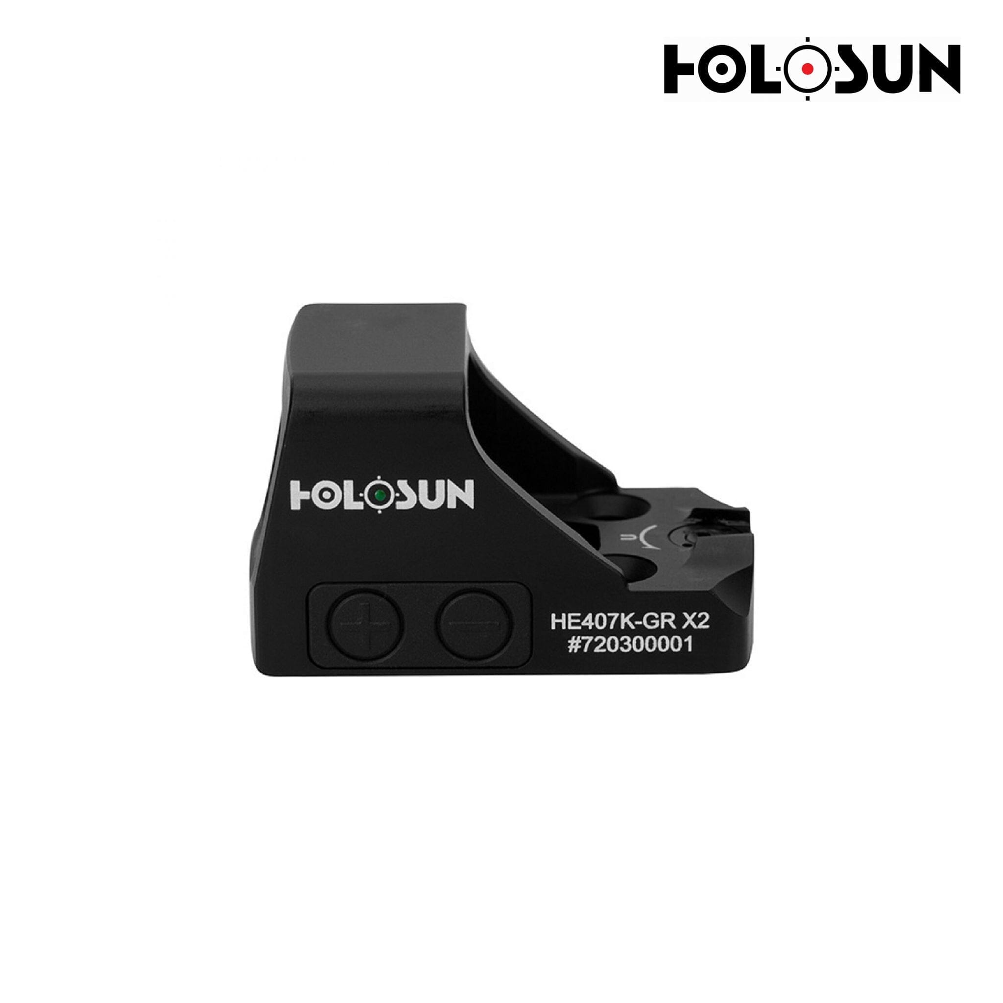 Holosun HE407K-GR-X2 Reflex Green Dot Sight - 6 MOA Dot Reticle Green Dot Sight Holosun 