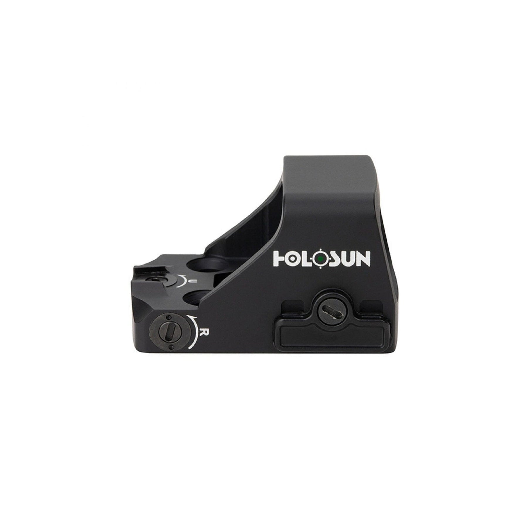 Holosun HE407K X2 green dot sight in a matte black 7075-T6 aluminium housing