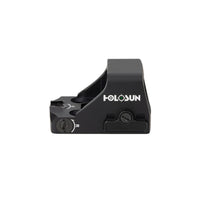 Holosun HE407K X2 green dot sight in a matte black 7075-T6 aluminium housing