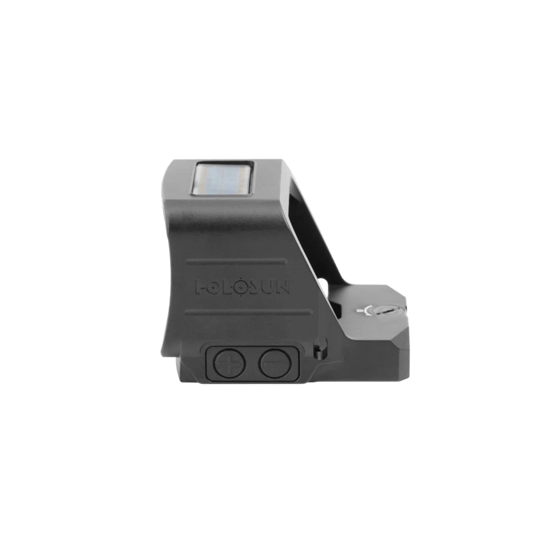 Holosun HE507 ProMax green dot sight showing its enlarged 1.18 by 0.98 inch window