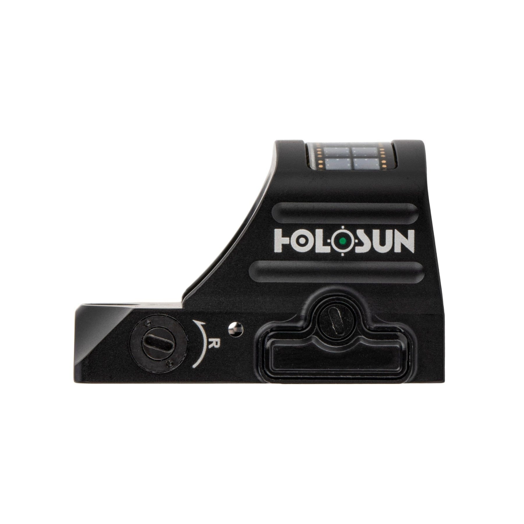 Holosun HE507C X2 ACSS Vulcan green dot sight with an open emitter on the RMR footprint