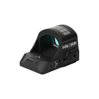 Holosun HE507C X2 green dot sight with the solar panel that supplements its CR1632 cell