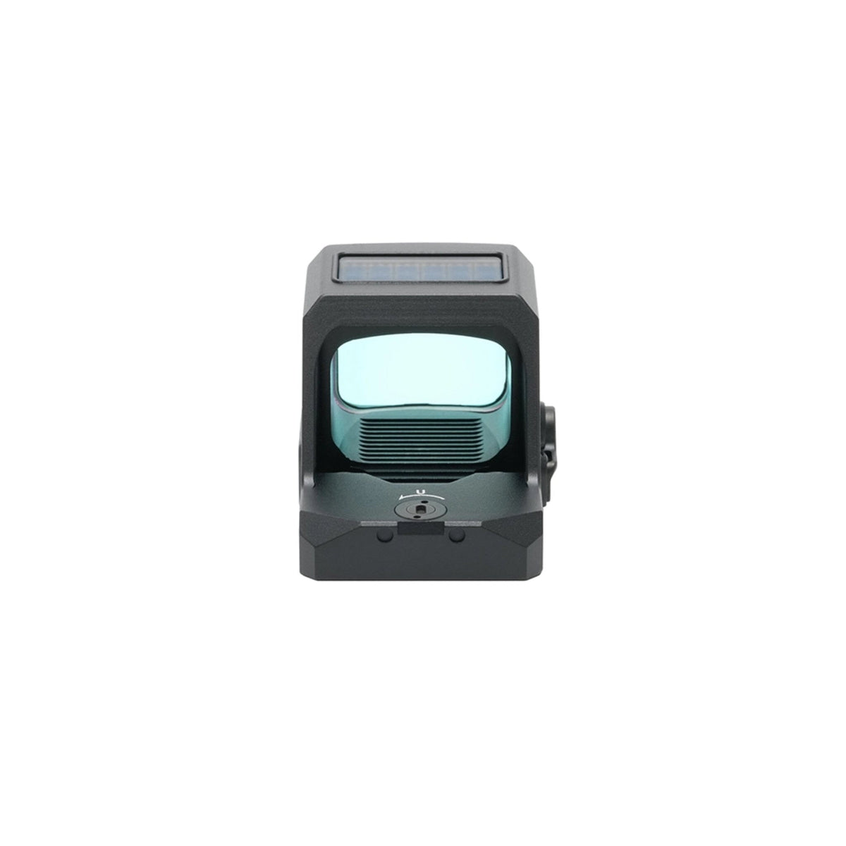 Holosun HE507C X3 green dot sight showing the 2 MOA green dot centred in the 32 MOA circle