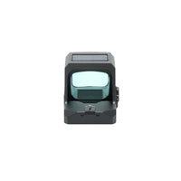 Holosun HE507C X3 green dot sight showing the 2 MOA green dot centred in the 32 MOA circle