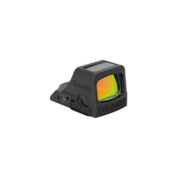 Holosun HE508T X2 green dot sight in its titanium housing, rated IP67 and weighing 2 oz