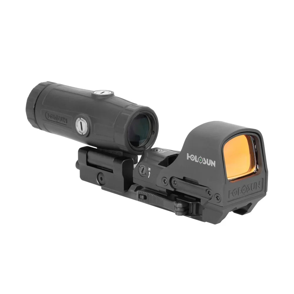 Holosun HE510C-GR and HM3X combo, SKU HE510C-GR+M3X, in matching black finishes
