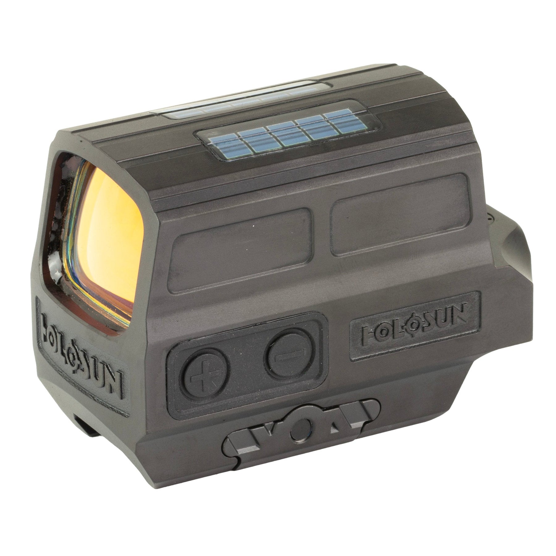 Holosun HE512T green dot sight in its Grade 5 titanium housing with a fully enclosed emitter