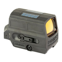 Holosun HE512T green dot sight showing the switchable dot, circle and circle-dot reticle options